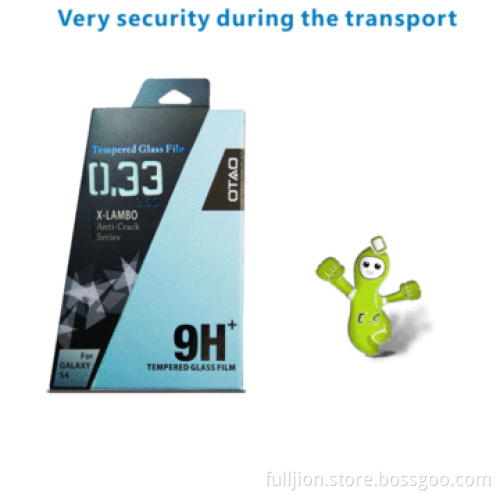 0.1mm Tempered glass screen film for Samsung Note2 Anti-shock anti-fingerprint